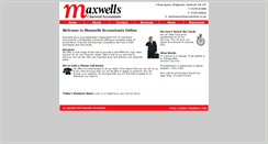 Desktop Screenshot of maxwellsaccountants.co.uk